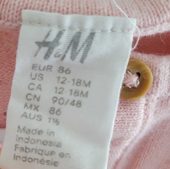 Pointelle knit cardigan for baby girl - Picture 5 of 7